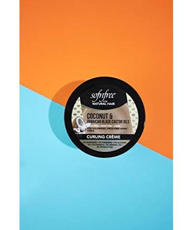 Sofn free Coconut & Jamaican Black Castor Oil Curling Cream - Best Moisturizer & Volumizer for Coily & Curly Hair - 11 Fl Oz - International Shipping Available - Buy Online on GoSupps.com