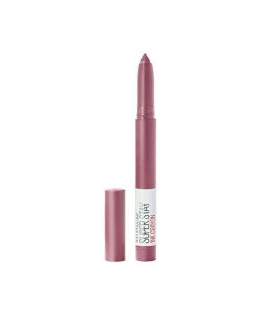 Maybelline New York Lipstick Super Stay Ink Crayon Matte and Long-lasting No. 25 Stay Exceptional 1.5 g - Buy Online on GoSupps.com