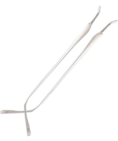 VekkEr yewear Leg Eyeglass Accessories 1 Pair Silver Eyeglass Replacement Temples Rimless Metal Eyeglass Accessories for Men