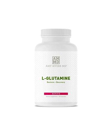 L-Glutamine Capsules from The Myers Way Protocol - Dietary Supplement, 120 Capsules 850 mg per Capsule - from Dr. Amy Myers