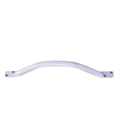 Aidapt White Safety Outdoor Indoor 18" (459mm) Easy Grip Coated Steel Grab Bar Rail Support Aid