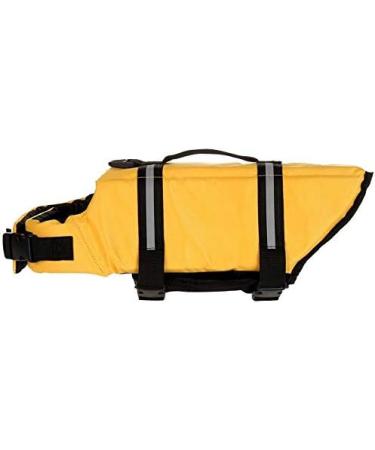 Buy Dog Life Jacket - Safety Swimming Vest for Small & Large Dogs - XS Yellow - Durable & Comfortable - Buy Online on GoSupps.com
