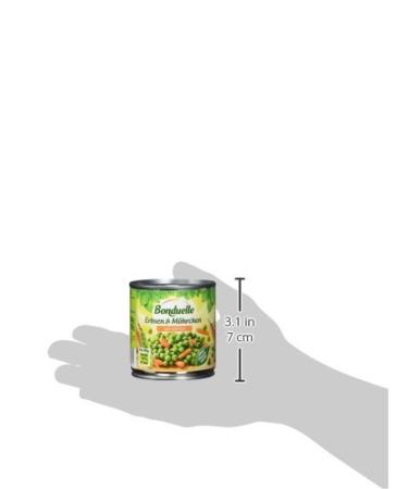 Bonduelle Very Fine Peas with Carrots - Pack of 12 (12 x 200g) | Premium Quality | International Shipping Available - Buy Online on GoSupps.com