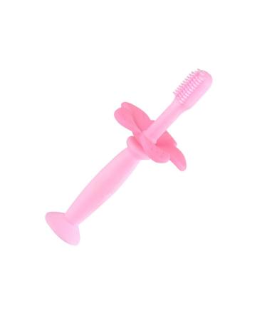 Collbath 1stk toothbrush made of silicone toothbrush for babies toothbrush for children toothbrushes toothbrush baby training toothbrush brass toothbrush clean oral care pink 1 piece (1 Pack) pink