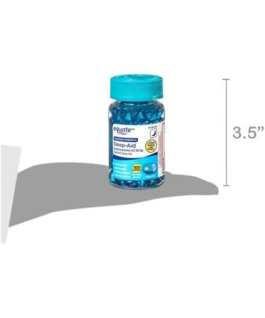 Equate Maximum Strength Nighttime Sleep-Aid Diphenhydramine HCl Sleep Support Softgels 50 mg 100 Count - Buy Online on GoSupps.com