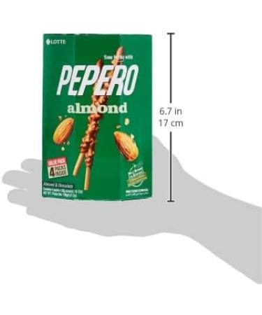 Lotte Pepero Almond & Chocolate 128g - Buy Online on GoSupps.com