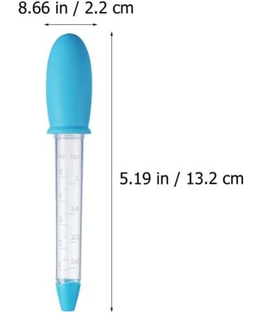 Healifty Baby Oral Syringe Dispenser for Liquid Medicine - Sky Blue Color | Kids Oral Feeding Syringe - Buy Online on GoSupps.com