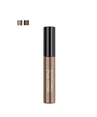 Malu Wilz Eyebrow Filling Gel No. 2 Hell I Tinted eyebrows gel 8ml I eyebrows mascara condenses the brows and underlines their natural color - Buy Online on GoSupps.com