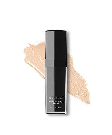 Beauty Deals Tinted Face Primer Broad Spectrum SPF 20 Hydrates Smooths and Protects Skin (Light)