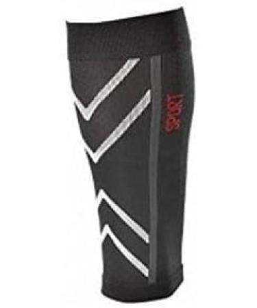 BriteLeafs Professional Grade Compression Calf Sleeves for Shin Splints - 20-30mmHg Support - Large Black Pair - International Shipping Available - Buy Online on GoSupps.com