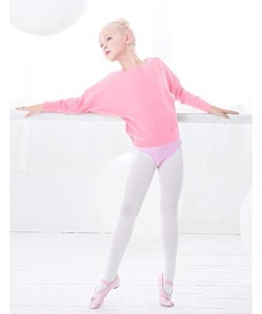 Daydance Toddler Girl's Pink Ballet Dance Sweater | Batwing Sleeve | 6-7 Years - Buy Online on GoSupps.com