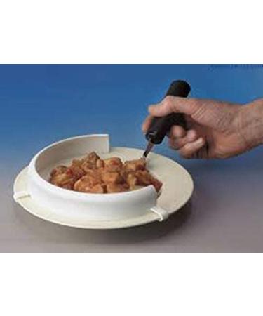 Plate Food Guard Clip-On for Parkinson's Patients - Spill Prevention Dining Aid for Disabled, Elderly & Stroke Individuals - Buy Online on GoSupps.com