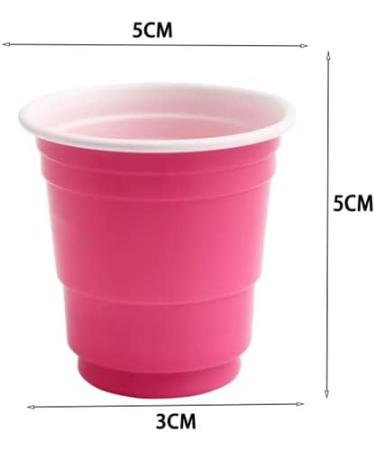 Pink Plastic Shot Cups  100ct 2oz  Bachelorette Party  Birthday Cups  Jello Shots  Bachelorette Party Favors  Womens Birthday Party - Buy Online on GoSupps.com