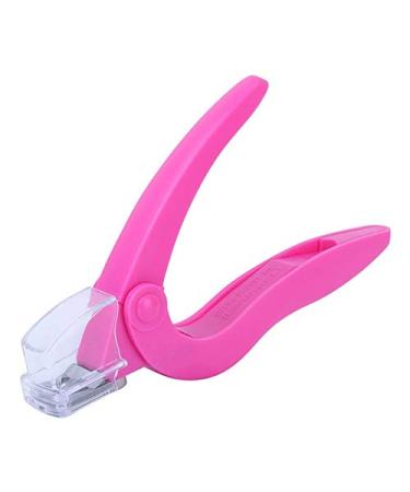 PSGS Nail Art Clipper Cutter UV Acrylic Fake Nail Clipper Trimmer Tip Scissor Pedicure Artificial Stainless Steel Manicure Tool (Color : Pink)