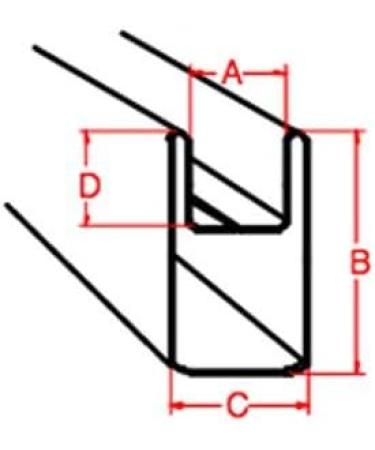 Zinc Came - 3/8 - 24ft Cut Into 8-36 Pieces | Durable Zinc Came for Stained Glass Projects - Buy Online on GoSupps.com