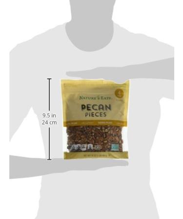 Nature's Eats Pecan Pieces 16 Oz - Premium Pecan Pieces 1 Pound - Buy Online on GoSupps.com