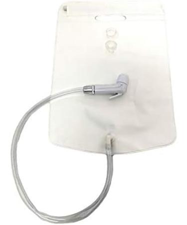 Portable Overhead Shower Water Bag - 2.64 Gallons | Bedside PVC Bag for Shampoo Bowl | Compatible with Shampoo Basin/Tray | Ideal for Washing Hair in Bed - Buy Online on GoSupps.com