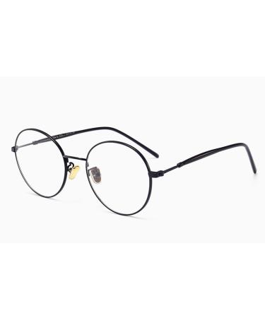 Parwana retro Round reading glasses Anti Blue Light Computer Readers Anti Uv Flat Light Light Mirror Presbyopie Glasses Men (Color: C11 Size: +250) +250 C11