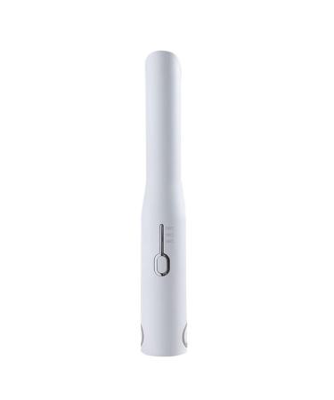 2 in 1 Cordless Hair Straighteners and Curler USB Rechargeable Travel Hair Straightener Portable Mini Hair Curler White