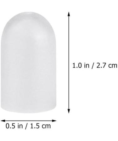 10pcs Pinky Toe Sleeve Protectors | Silicone Caps for Ingrown Toenails & Blisters - Buy Online on GoSupps.com