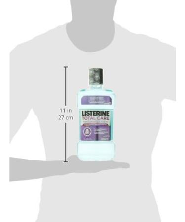 Listerine Total Care Mouthwash for Sensitive Teeth Clean Mint Fluoride Mouthwash for Bad Breath Anti-Cavity Helps Keep Teeth White 1L Anti Bacterial - Buy Online on GoSupps.com