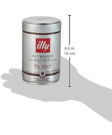 illy Coffee Intenso Coffee Beans Dark Roast 100% Arabica Coffee Beans 250g (Pack of 3) Intenso Bold Roast 250 g (Pack of 3) - Buy Online on GoSupps.com