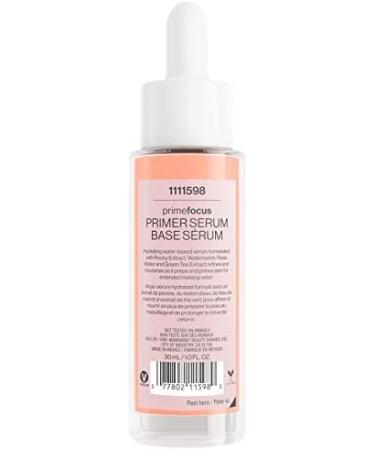 Wet n Wild Prime Focus Primer Serum - Rose Water & Camellia Leaf Extract, Hydrating & Long-lasting Formula with Silky Texture - Buy Online on GoSupps.com