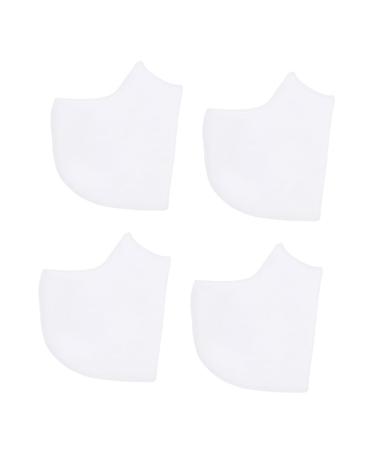 Beaupretty 4pcs Heel Silicone Foot Cover Anti-Cracking Heel Cups Creative Heel Supporters Outdoor Heel Sleeves Heel Guards Feet Cushions Heel Pads Cushions Breathable Heel Pads Heel Cushions