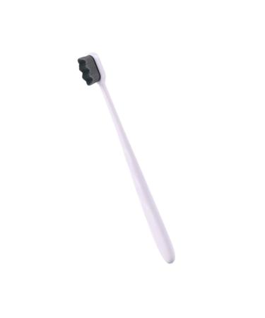 Beavorty micro-nano toothbrushes Little toothbrush hand toothbrush travel toothbrush tooth hygiene mouth hygiene tool for oral care oral tools clean white handle pregnant woman 1 piece (1 Pack) as shown
