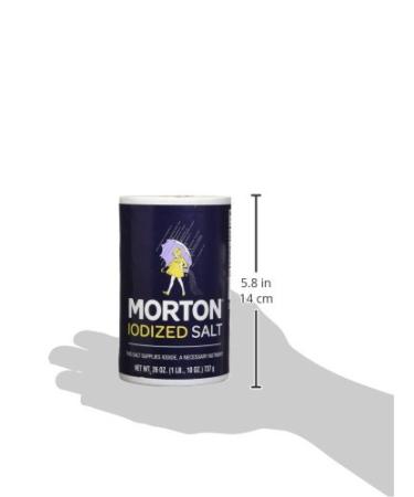 Morton Iodized Salt 26 oz - Pack of 2 | Essential Cooking Ingredient - Buy Online on GoSupps.com