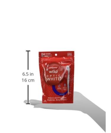 Colgate Optic White Wisp Disposable Mini Toothbrush Cool Mint 24 Count - Pack of 4 - Buy Online on GoSupps.com