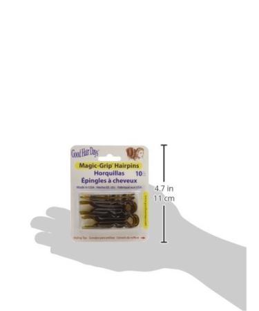 Good Hair Days Magic-Grip Hair Pins Set of 10 - Shell Tortoise Brown - Buy Online on GoSupps.com