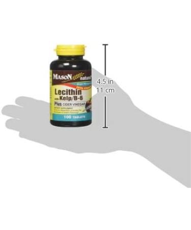Lecithin KELP/B6 100 TABS - Natural Source of Lecithin, Kelp & Vitamin B6 - Buy Online on GoSupps.com
