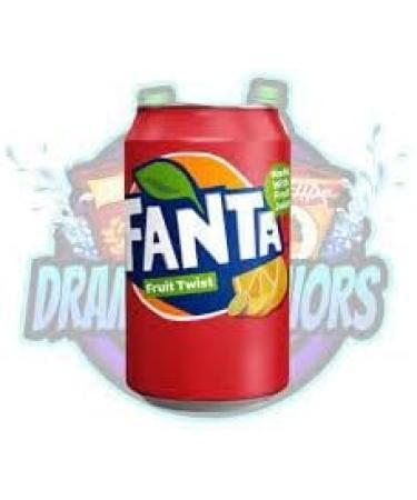 Fanta Fruit Twist 330ml x 24 | Burst of Mixed Fruit Flavors in Every Sip | Crisp and Fizzy Goodness | Ultimate Refreshment Bundle | Quench Your Thirst | Experience the Joy - Buy Online on GoSupps.com