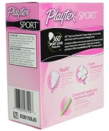 Playtex Sport Regular Unscented Tampons - Pack of 18 - Buy Online on GoSupps.com