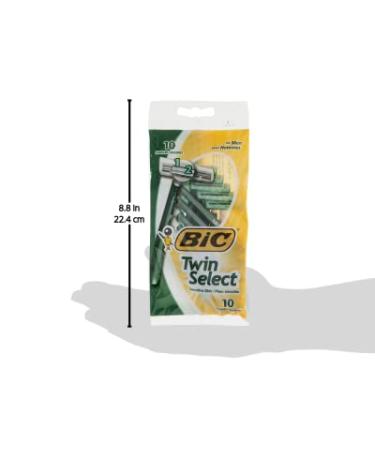 Bic Twin Select Men's Razors - 10ct | International Shipping Available - Buy Online on GoSupps.com