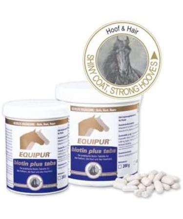Equipur Biotin Plus Tablets by Vetripharm | 200g | Supplement for horses | Can be useful for optimal care of horse's hoof s - Buy Online on GoSupps.com