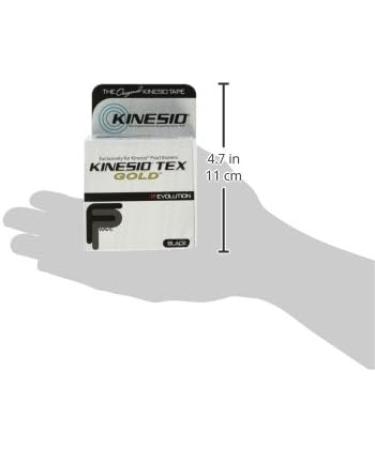 Kinesio Tex Gold FP Tape - Black - 2 Rolls (2 x 16.4') - Pack for Enhanced Support - Buy Online on GoSupps.com