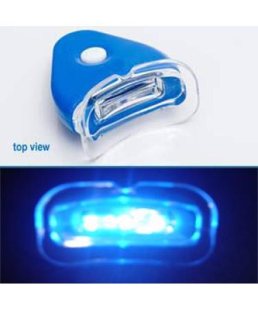 Teeth Whitening Kit with 44% Carbamide Peroxide Gel, LED Accelerator Light, Trays & Shade Guide - Buy Online on GoSupps.com