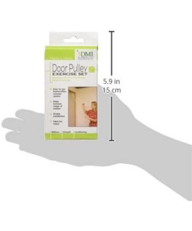 DMI Shoulder Pulley Over the Door for Physical & Shoulder Rehab - Occupational Therapy Aid with Easy Grip Handles - Buy Online on GoSupps.com