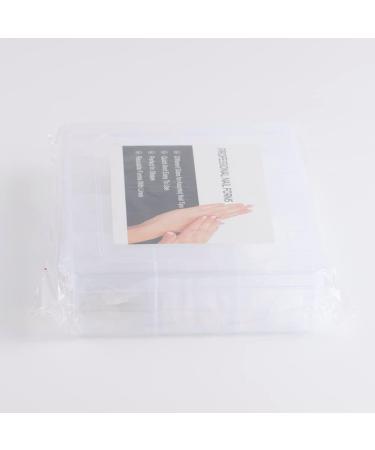 BNG Dual Nail Forms Gel Builder Extension Nails - 288 Pcs Transparent Poly Acrylic Nail Tips with Full Coverage and Dual Forms - DIY Nail Art Salon Tool Mold - Buy Online on GoSupps.com