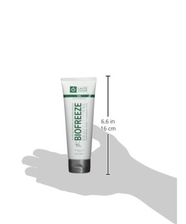 Biofreeze Professional Menthol Pain Relieving Gel 4 FL OZ Tube for Sore Muscles, Arthritis, Backaches, Joint Pain - 1 Pack - Buy Online on GoSupps.com