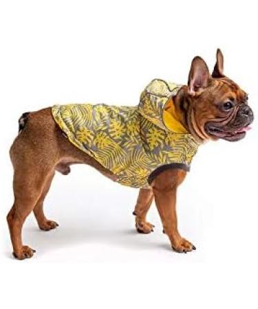 GF Pet Yellow Reversible Elasto-Fit Dog Raincoat - Medium Size - Buy Online on GoSupps.com