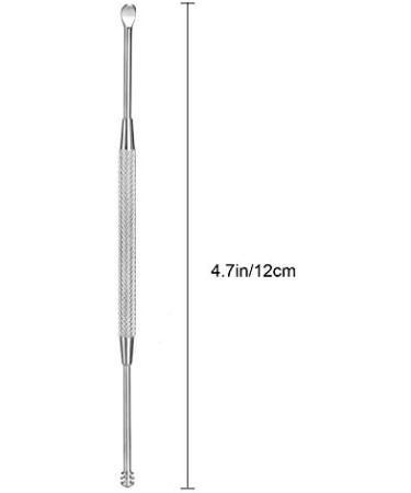 304 Stainless Steel Ear Pick Earwax Remover Spoon with Storage Box - Ear Cleaner and Scratcher - Buy Online on GoSupps.com