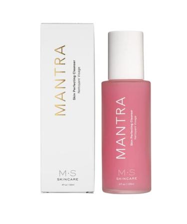 Mantra Skin Perfecting Cleanser Vegan Cleanser 4 fl oz Glass Bottle