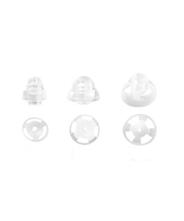 Jungle Care Hearing Aid Ear Piece Open Domes Set 6mm/9mm/12mm (3 Pairs) Comfortable PSAP (Personal Sound Amplifiers Product) Ear Tips Invisible, Perfect for Open Air (Open fit), Except for RIC