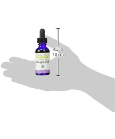 Banyan Botanicals Nasya Oil - Organic Herbal Nasal Drops for Clear Breathing - 1 fl oz - Buy Online on GoSupps.com