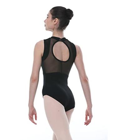 Dance Favourite Mesh Paneled Front & O Shape Open Mesh Back Leotards 03D0330 Small