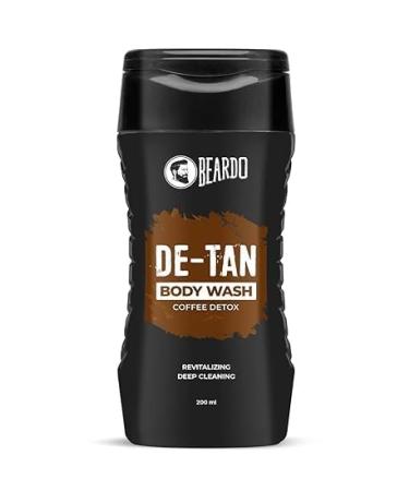 Bear_do De-Tan Body Wash for Men 200ml | Tan Removal and Caffeine Body Wash | Detan With Coffee & Aloe Extracts | For Body & Face | Refreshing Fragrance