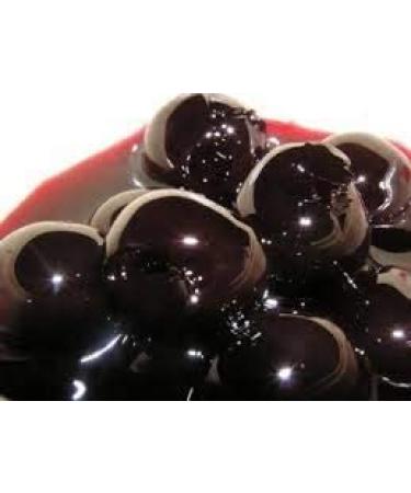 Amarena cherries pre-candied in syrup. Natural flavors. - net weight: 1000 g